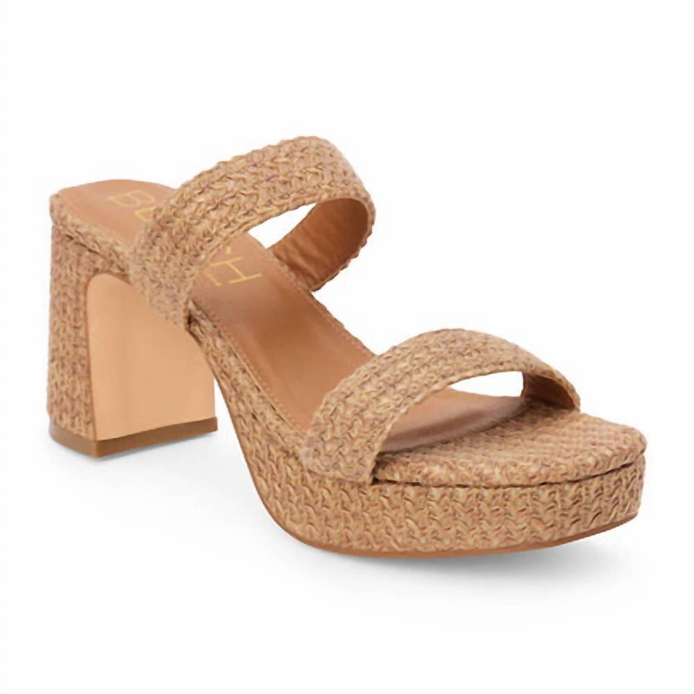 NEW MATISSE women's echo platform sandals in cognac - Picture 5 of 7